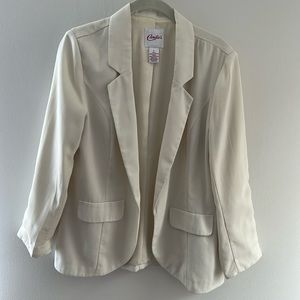 Candie’s juniors off-white Blazer